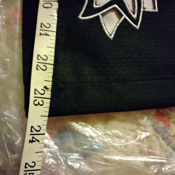 Grace Dane Lewis A line skirt cutout design size 10 black with white inner skirt - Picture 5 of 9